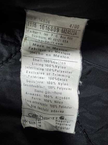 Vintage Carhartt V01 BRN Canvas Work Vest / Gilet Faded Brown - Men's Medium