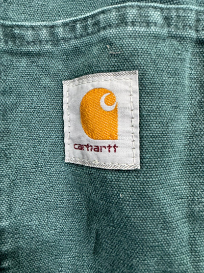 Vintage Carhartt Blanket-Lined Chore Coat Hunter Green CB2043 Mens XL Tall RARE