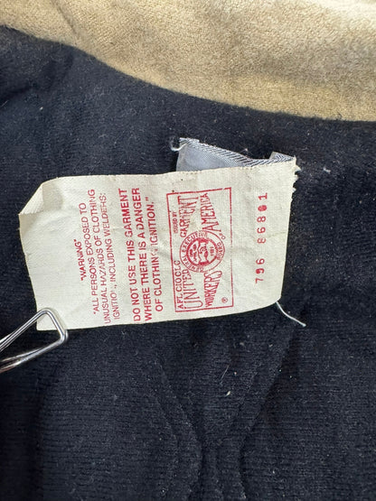 Vintage Carhartt CQ7082 CHT Brown Quilt Lined Collar Chore Coat Men's Medium