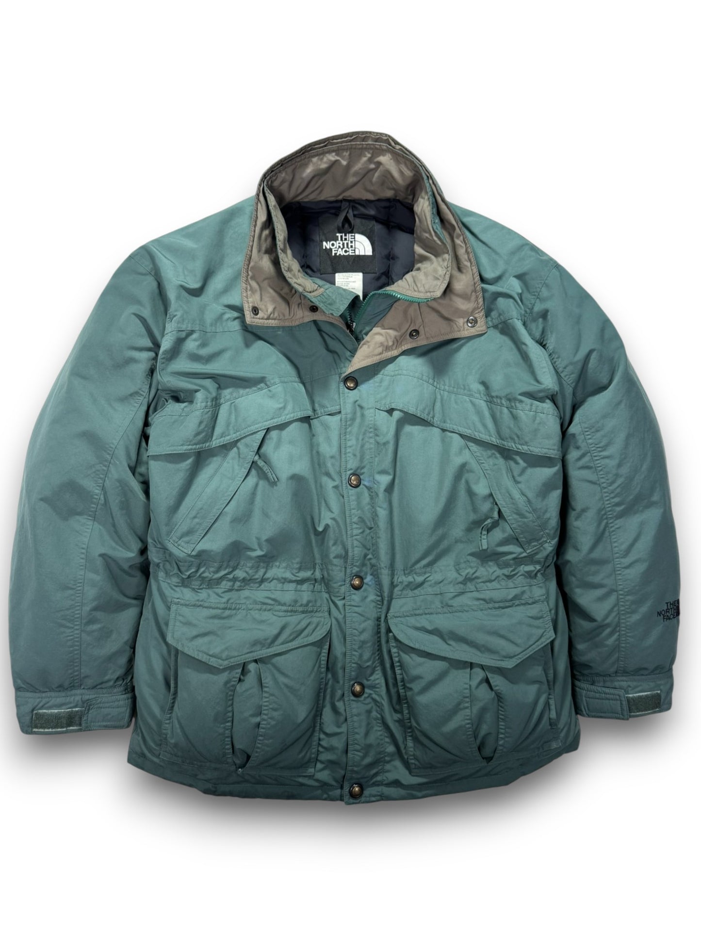 Vintage The North Face Himalayan Down Parka Jacket Green