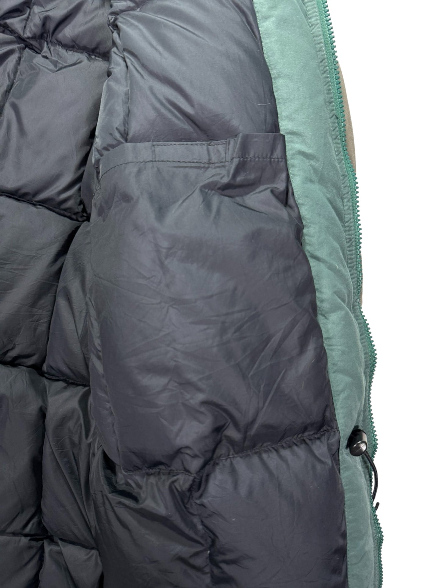 Vintage The North Face Himalayan Down Parka Jacket Green