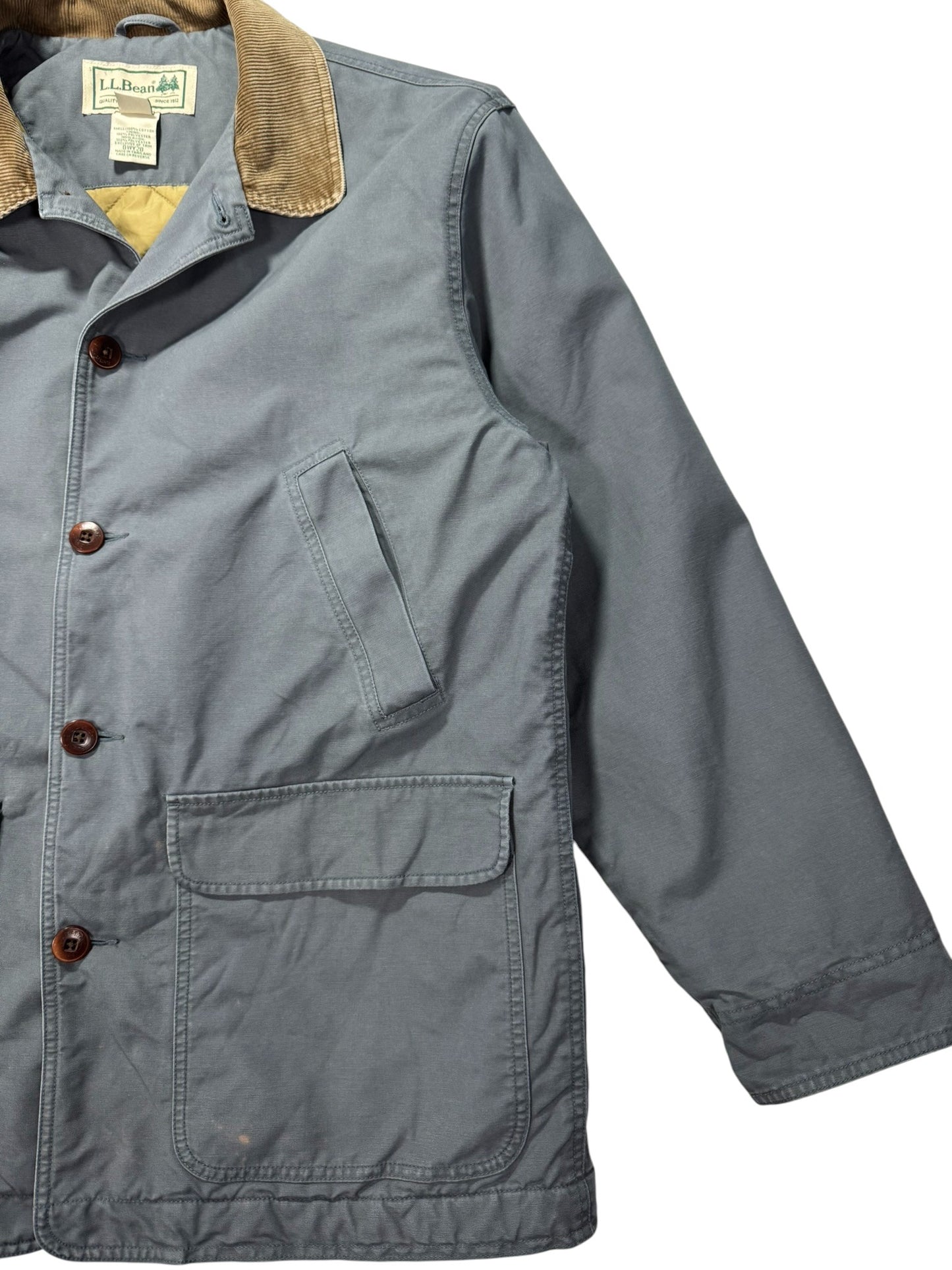 L.L. Bean Mens Barn Chore Jacket 0 WY20 Field Coat Thinsulate Quilted Lining Sz XL