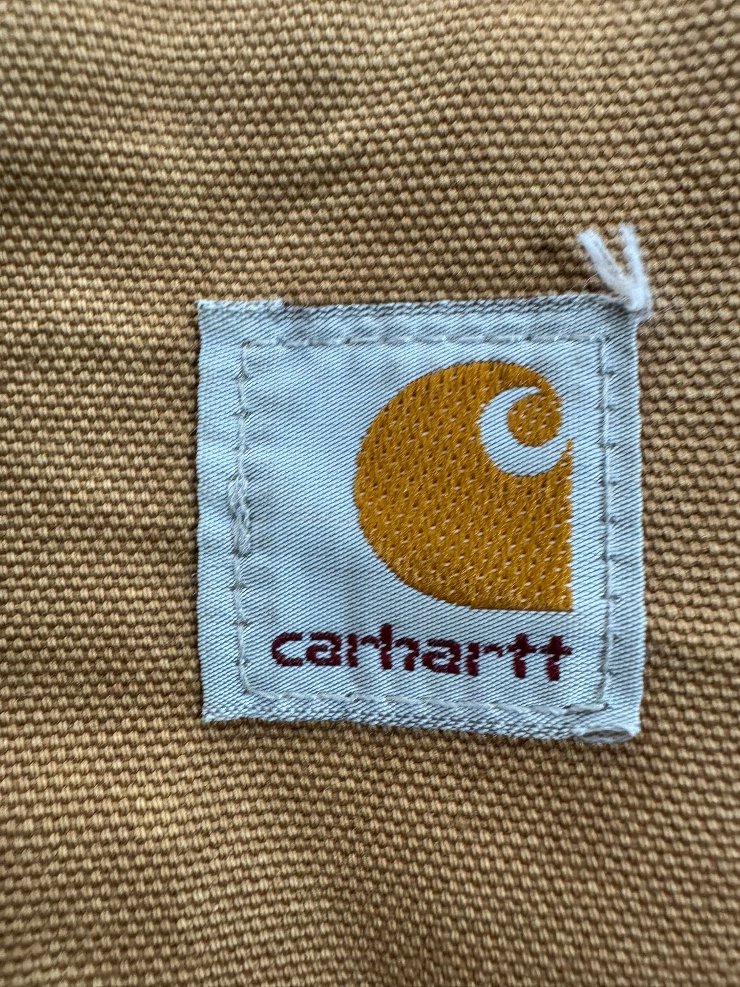 Carhartt J01 BRN Made In USA 2015 Detroit Blanket Lined Men's Size Small