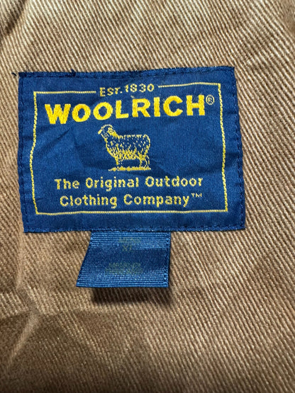 Vintage Woolrich Mackinaw Wool Plaid Cruiser Jacket Cape Coat - Men's XL