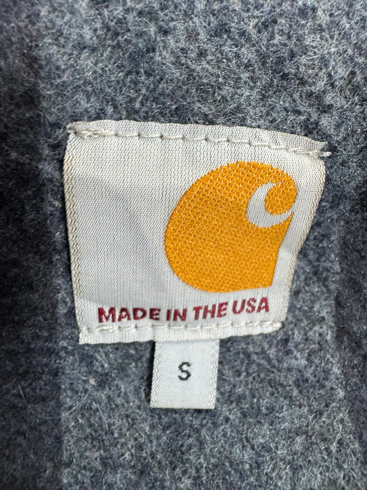 Carhartt J01 BRN Made In USA 2015 Detroit Blanket Lined Men's Size Small