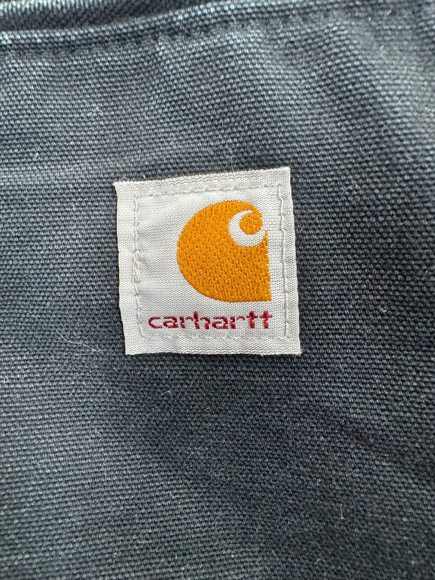 Carhartt J01 BLK Detroit Jacket Duck Canvas Made In USA 2016 Blanket Lined XL