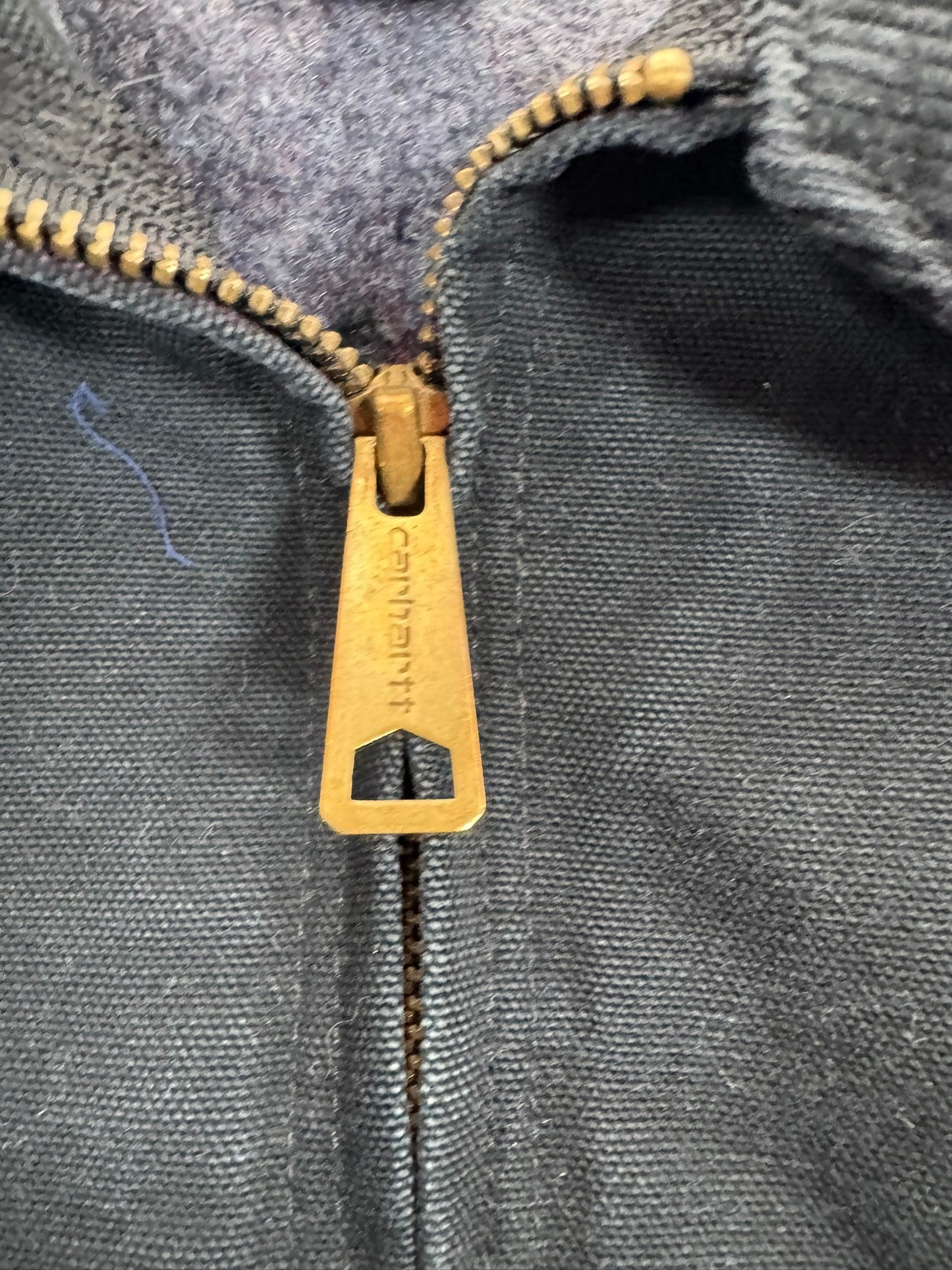 Carhartt J01 BLK Detroit Jacket Duck Canvas Made In USA 2016 Blanket Lined XL