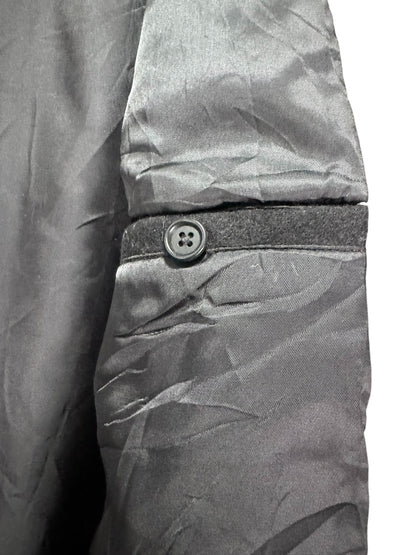 Vintage Polo Ralph Lauren Coat Mens Size XL Black Wool Blend Heavy Full Zip