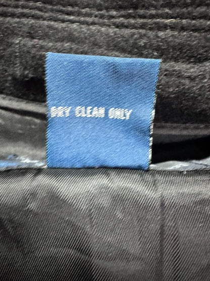 Vintage Polo Ralph Lauren Coat Mens Size XL Black Wool Blend Heavy Full Zip