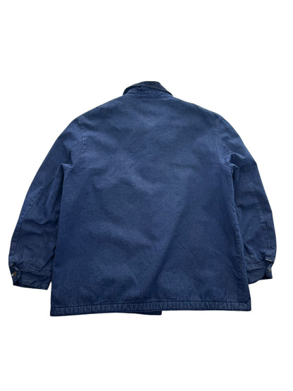 Vintage 60s Wrangler Blue Bell Denim Chore Jacket Blanket Lined Workwear Size 48 (XL)