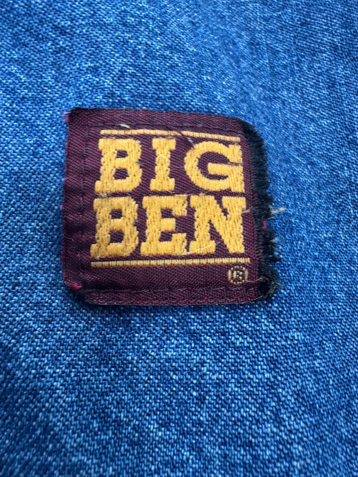 Vintage Wrangler Big Ben Denim Chore Jacket Blanket Lined USA Made Mens Sz 46 XL