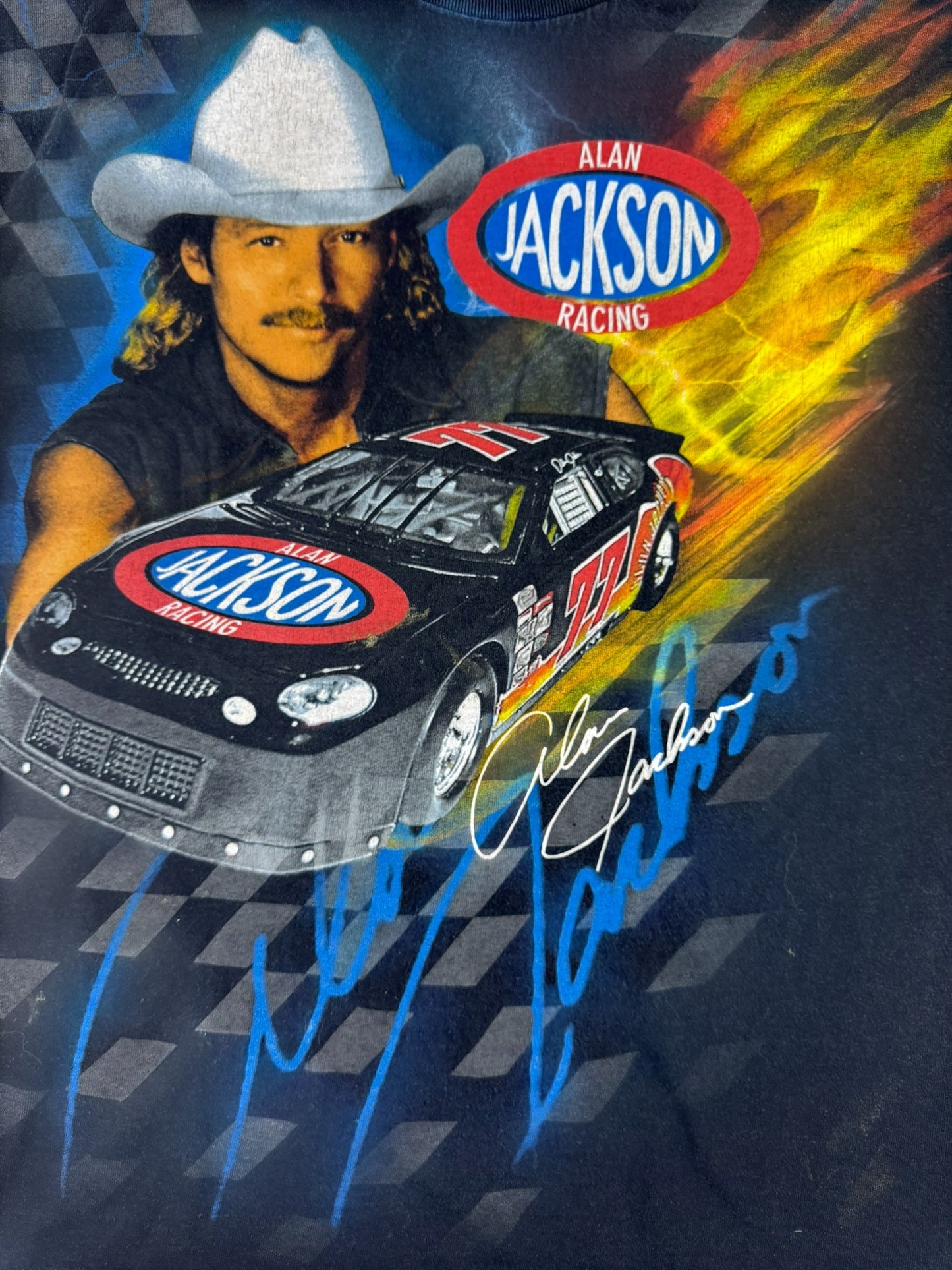 1999 Alan Jackson Racing Single Stitch Tee - L