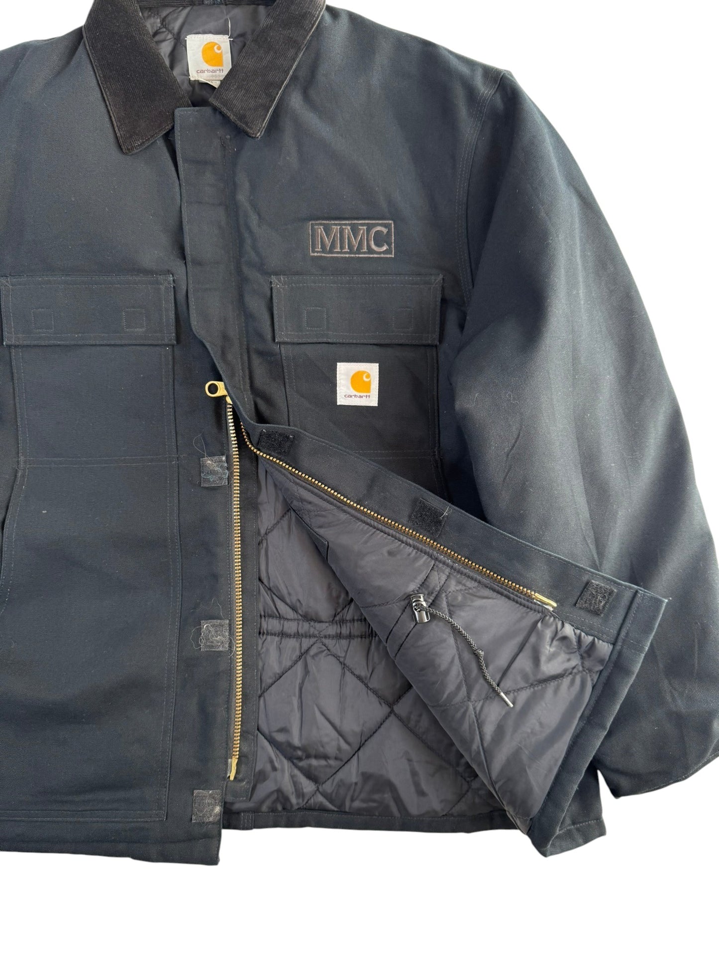 Carhartt C003 BLK Traditional Arctic Chore Jacket Black Duck Canvas USA Made L