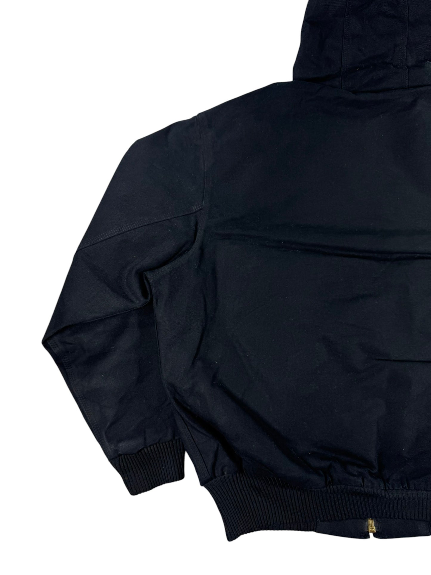 Carhartt Hooded Active Washed Duck Quilt Lined Workwear Jacket 103940 Men's Sz L