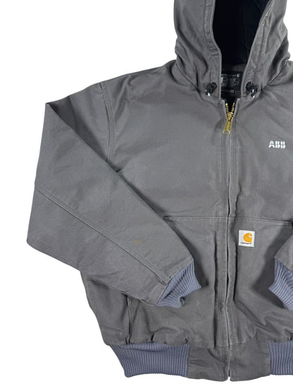 Carhartt J140 GRV Grey Gravel Quilted Lined Canvas Active Jacket Mens Size L