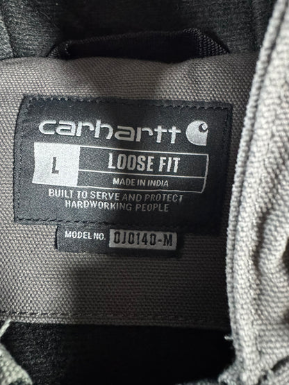 Carhartt J140 GRV Grey Gravel Quilted Lined Canvas Active Jacket Mens Size L