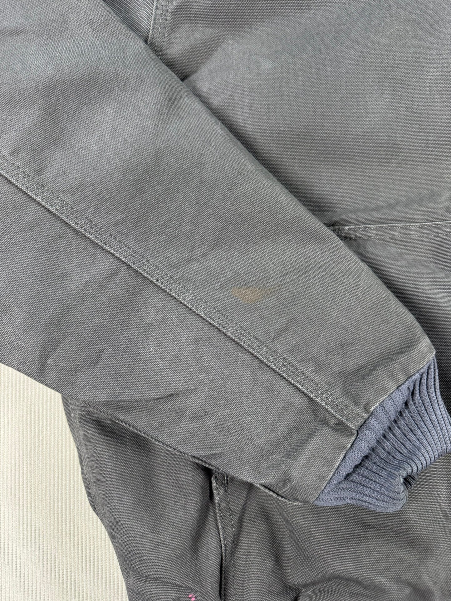 Carhartt J140 GRV Grey Gravel Quilted Lined Canvas Active Jacket Mens Size L
