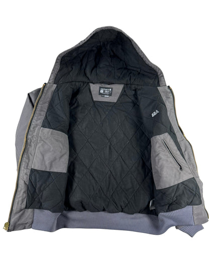 Carhartt J140 GRV Grey Gravel Quilted Lined Canvas Active Jacket Mens Size L