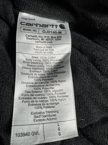 Carhartt J140 GRV Grey Gravel Quilted Lined Canvas Active Jacket Mens Size L