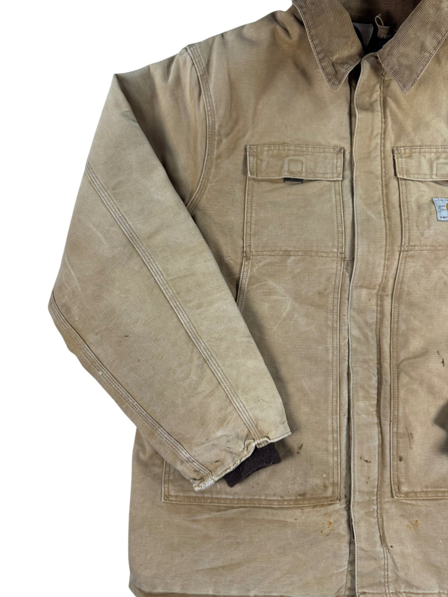 Vintage Carhartt USA Made Detroit Jacket Coat 1989 100 Year Anniversary Sz 50 XL