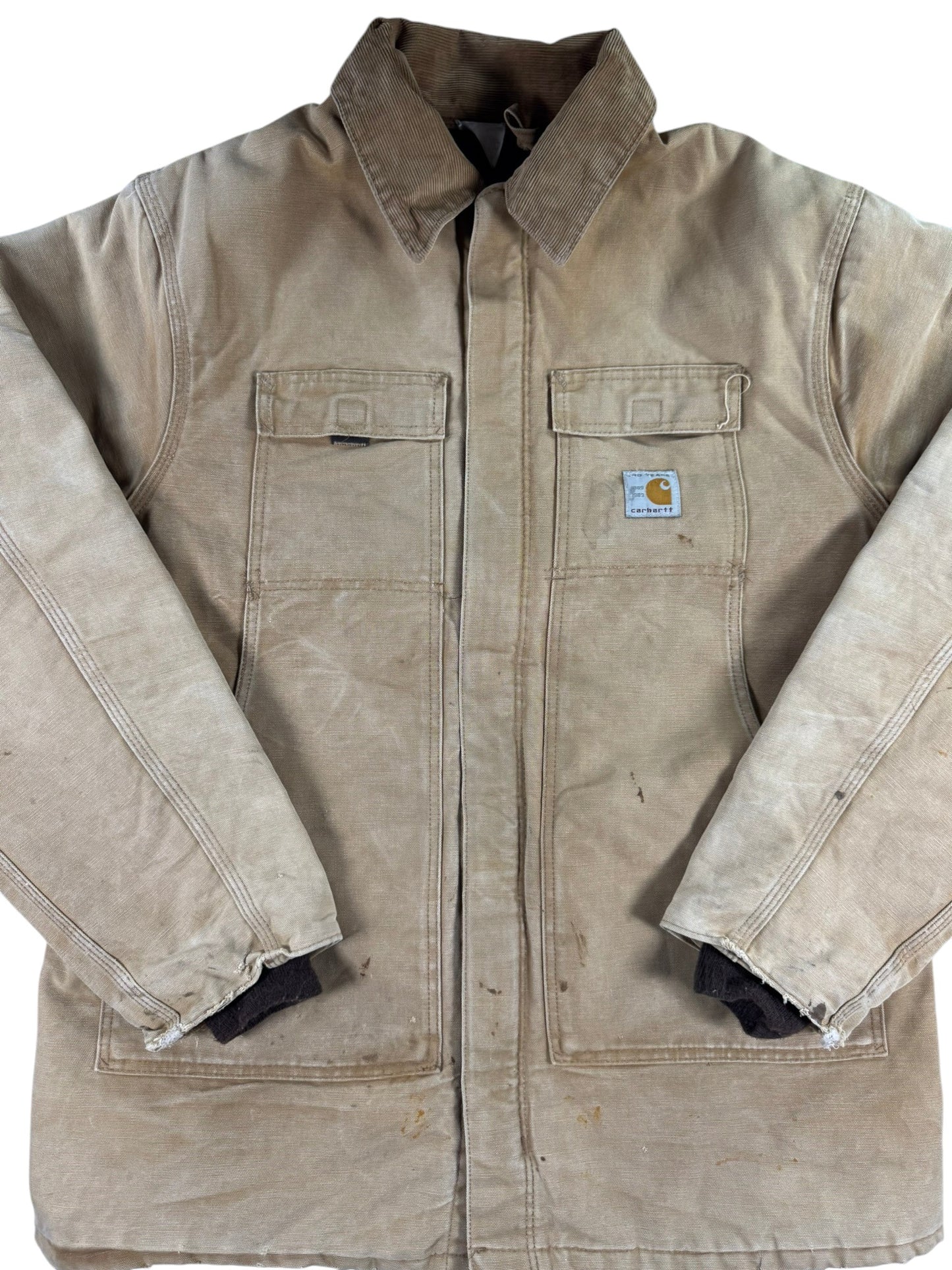 Vintage Carhartt USA Made Detroit Jacket Coat 1989 100 Year Anniversary Sz 50 XL