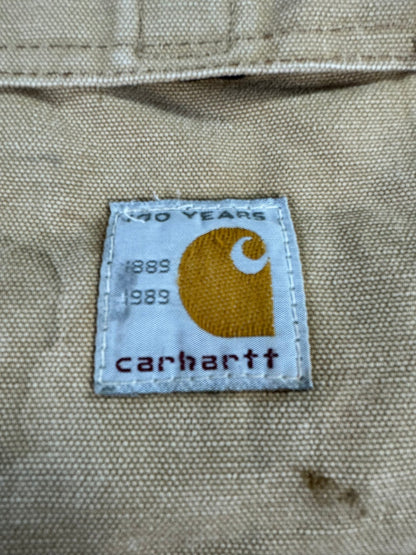 Vintage Carhartt USA Made Detroit Jacket Coat 1989 100 Year Anniversary Sz 50 XL