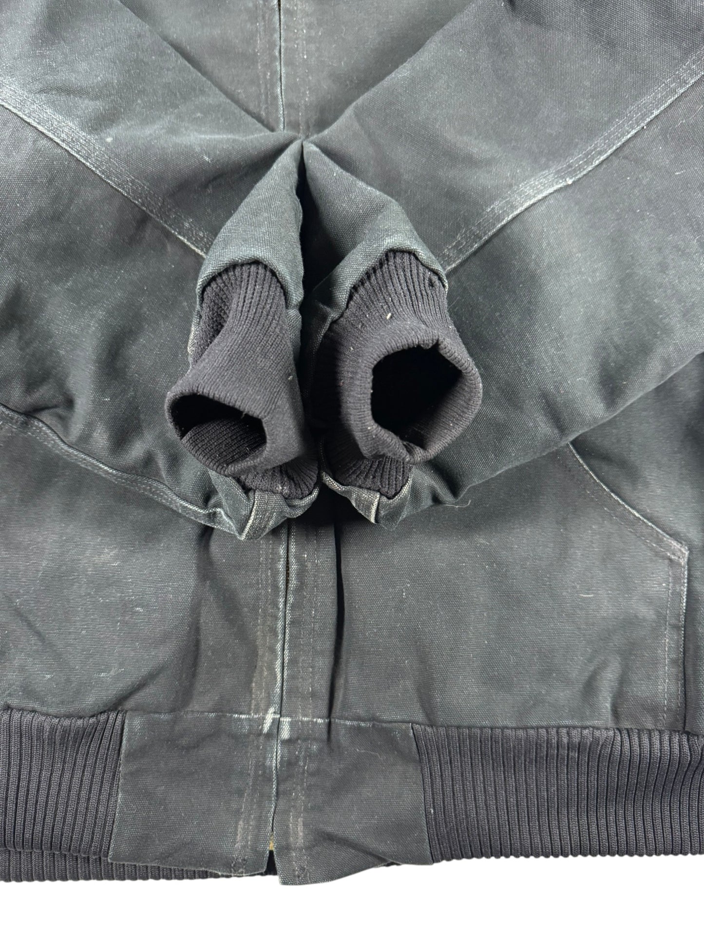 Carhartt J140 BLK Canvas Insulated Active Jacket Men's Black Made in USA Size XL
