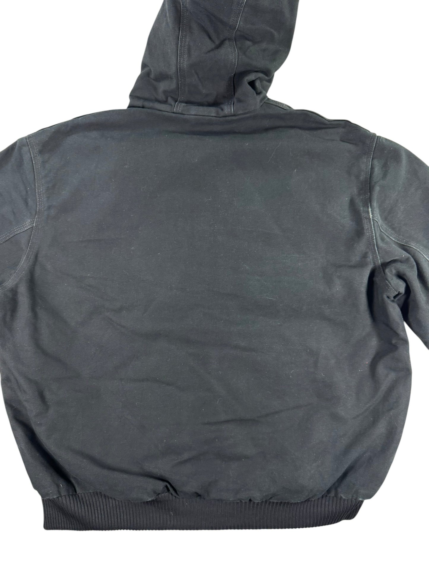 Carhartt J140 BLK Canvas Insulated Active Jacket Men's Black Made in USA Size XL