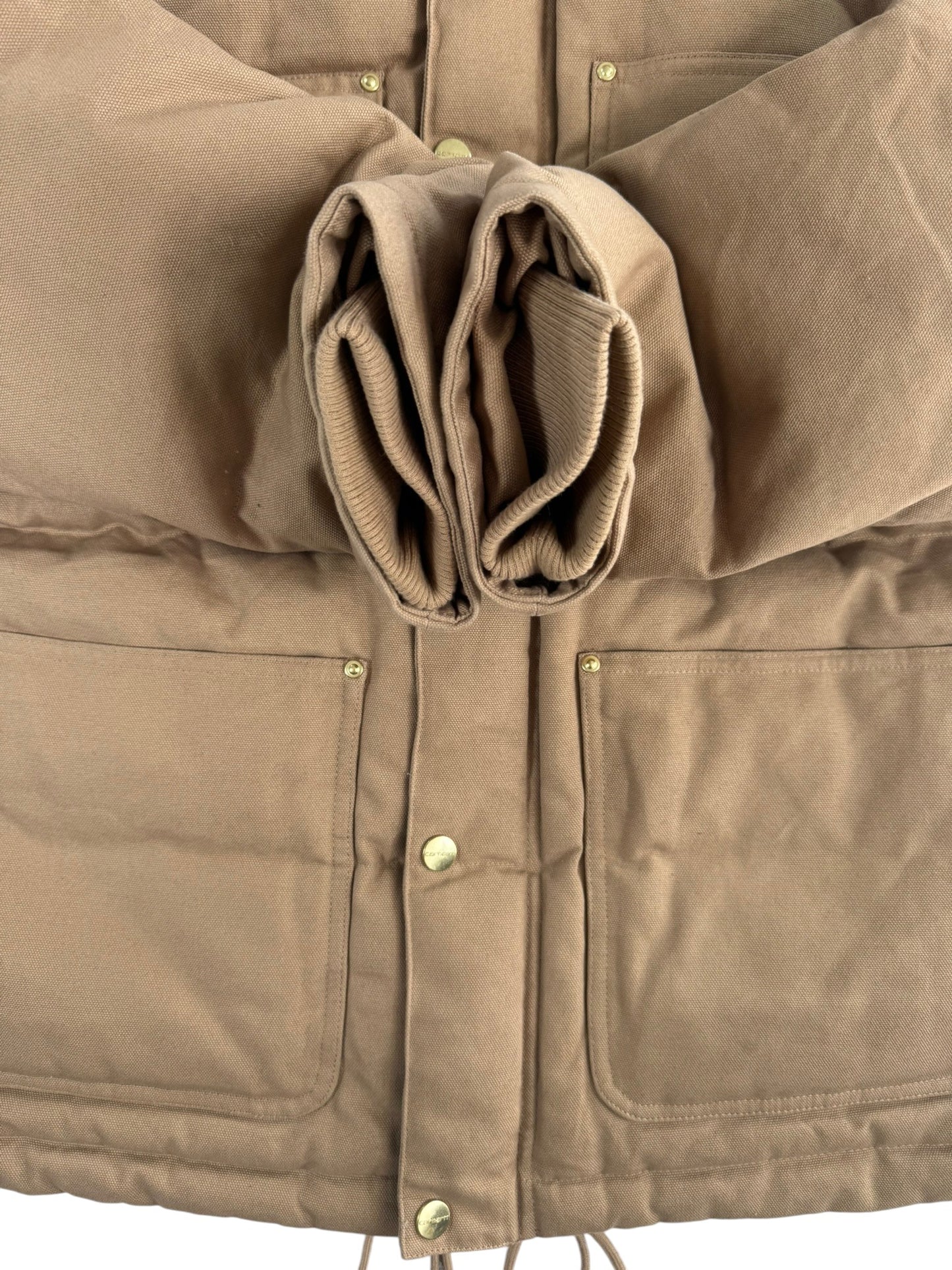 Carhartt Work in Progress WIP Rayley Puffer Jacket I033893 Peanut Men's M RARE