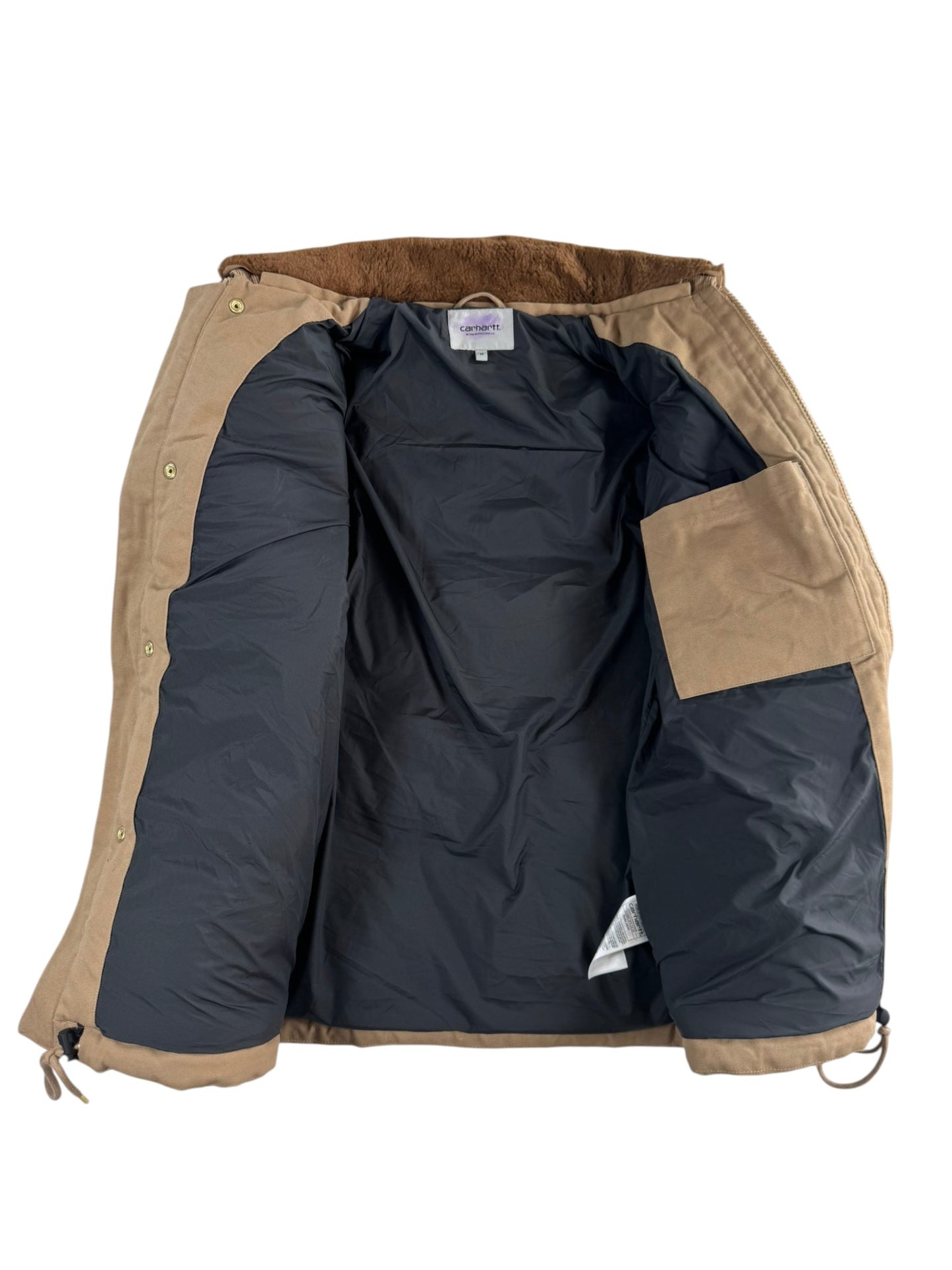 Carhartt Work in Progress WIP Rayley Puffer Jacket I033893 Peanut Men's M RARE
