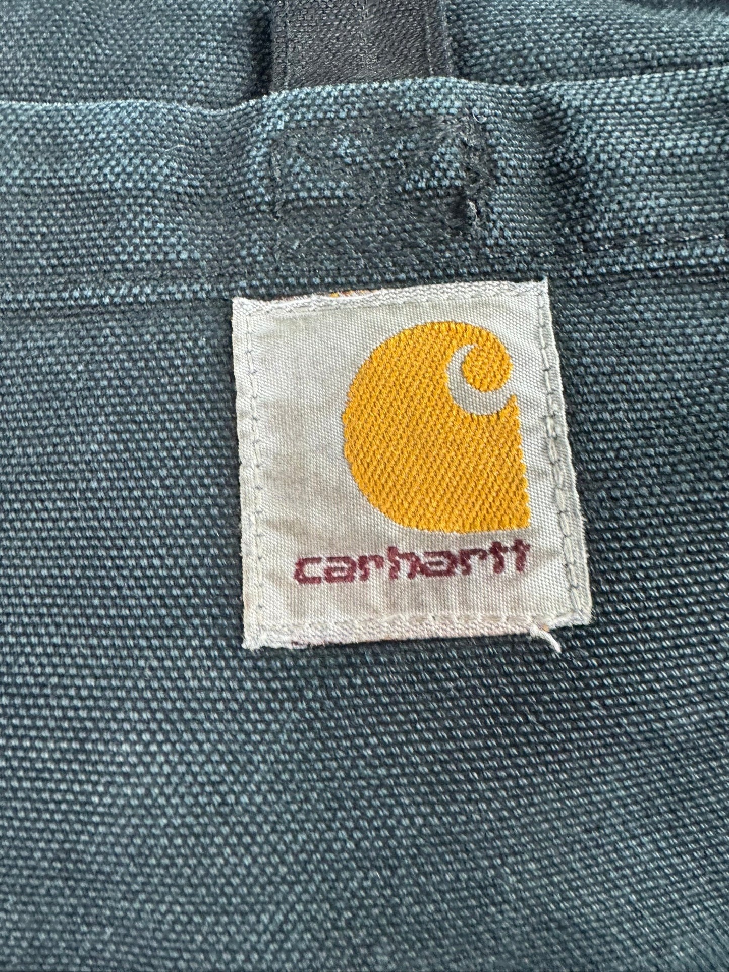 Carhartt Bartlett Jacket Black Sherpa Lined Hooded Work Jacket 103826 Sz. Mens M
