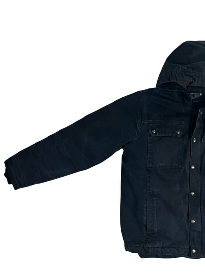 Carhartt Bartlett Jacket Black Sherpa Lined Hooded Work Jacket 103826 Sz. Mens M