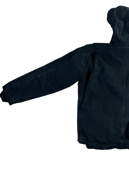 Carhartt Bartlett Jacket Black Sherpa Lined Hooded Work Jacket 103826 Sz. Mens M