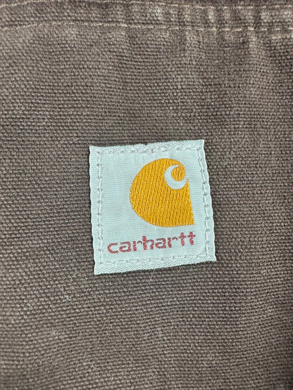 Vintage Women's Carhartt Sherpa-Lined Ridge Coat “Dark Brown” WC061 DKB Size Medium