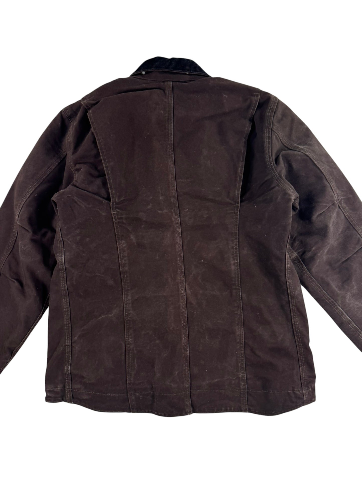 Vintage Women's Carhartt Sherpa-Lined Ridge Coat “Dark Brown” WC061 DKB Size Medium