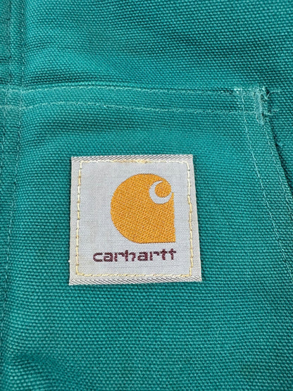 Vintage Rare Aqua Teal Carhartt Active Jacket J04 AQU JR132 USA Made 1998 XXL