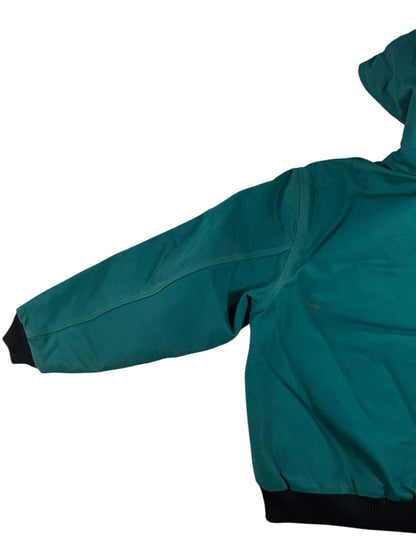 Vintage Rare Aqua Teal Carhartt Active Jacket J04 AQU JR132 USA Made 1998 XXL