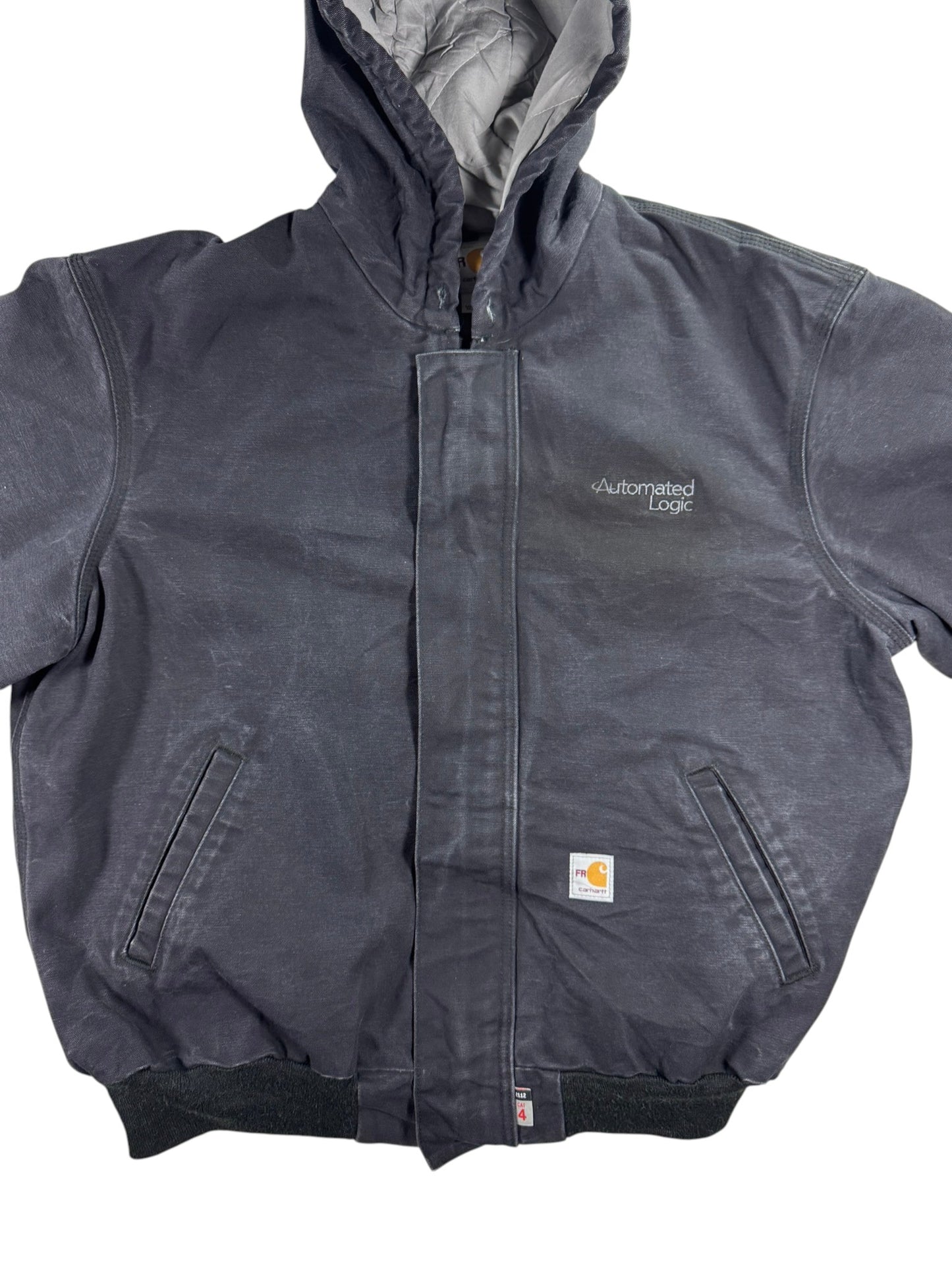 Carhartt FR Flame-Resistant Duck Active Jacket Men's L Black 101621-001 CAT 4
