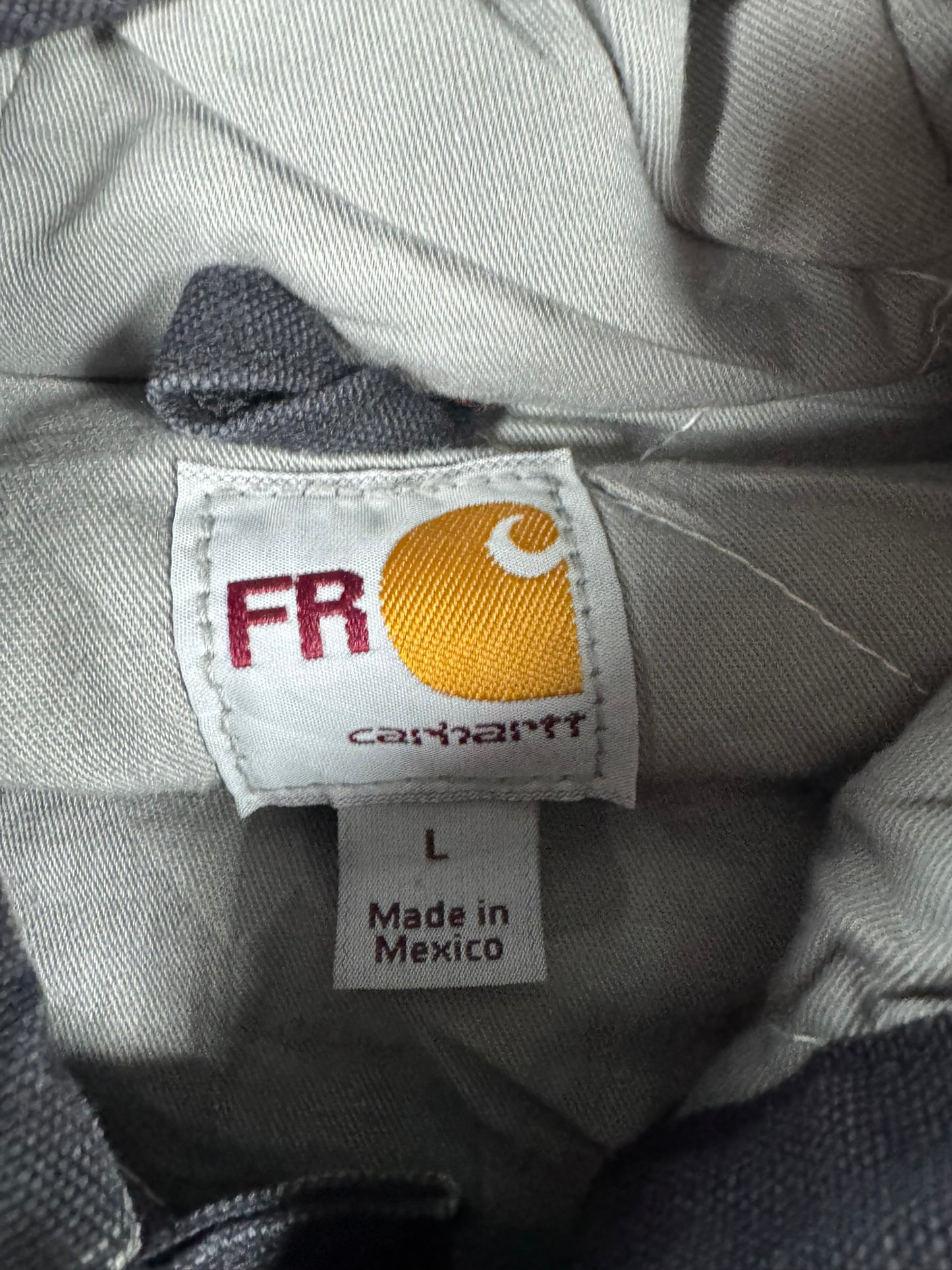 Carhartt FR Flame-Resistant Duck Active Jacket Men's L Black 101621-001 CAT 4