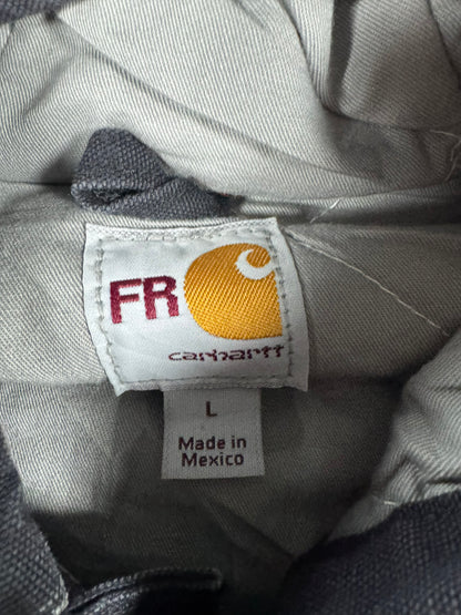 Carhartt FR Flame-Resistant Duck Active Jacket Men's L Black 101621-001 CAT 4