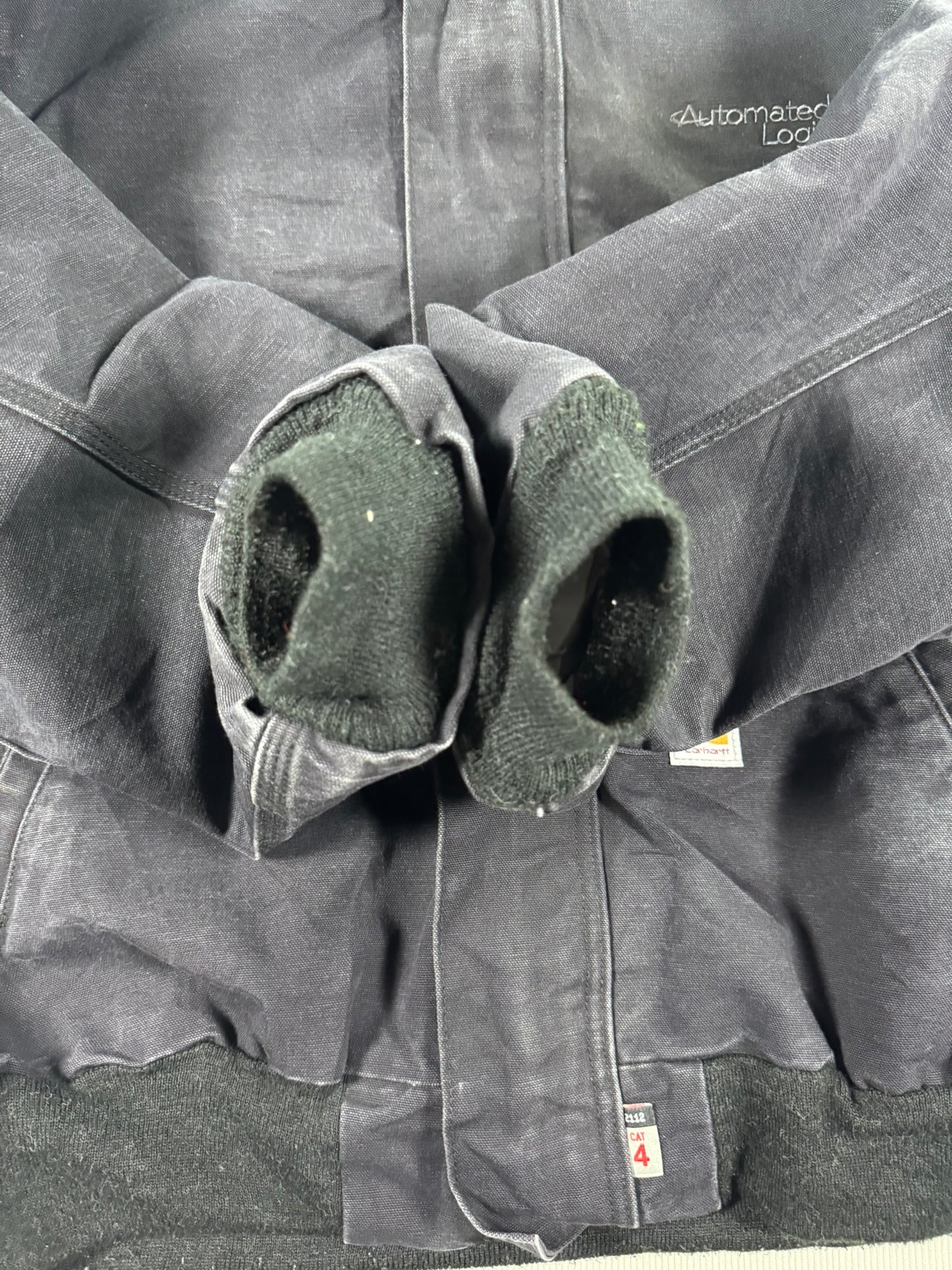 Carhartt FR Flame-Resistant Duck Active Jacket Men's L Black 101621-001 CAT 4