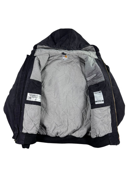 Carhartt FR Flame-Resistant Duck Active Jacket Men's L Black 101621-001 CAT 4