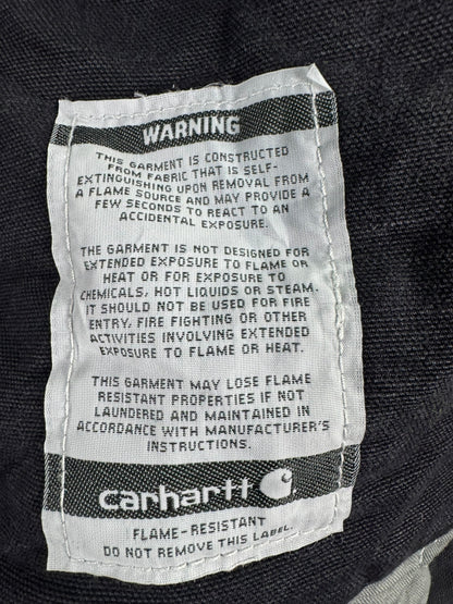 Carhartt FR Flame-Resistant Duck Active Jacket Men's L Black 101621-001 CAT 4