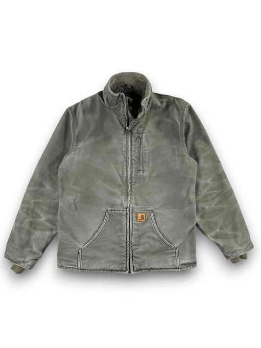 Carhartt Sherpa Lined Muskegon Ridge Canvas Work Jacket  100112, Grren, Men's M