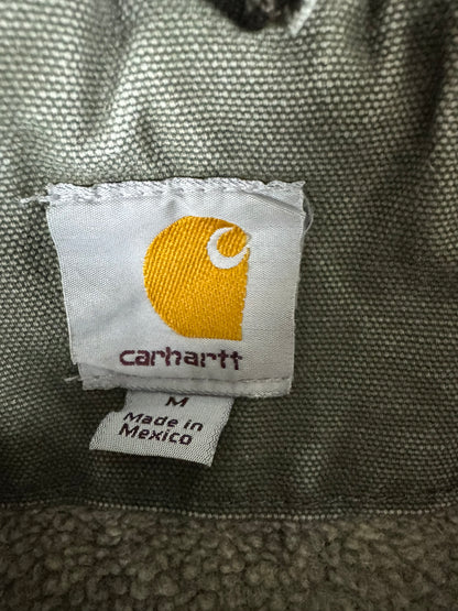 Carhartt Sherpa Lined Muskegon Ridge Canvas Work Jacket  100112, Grren, Men's M