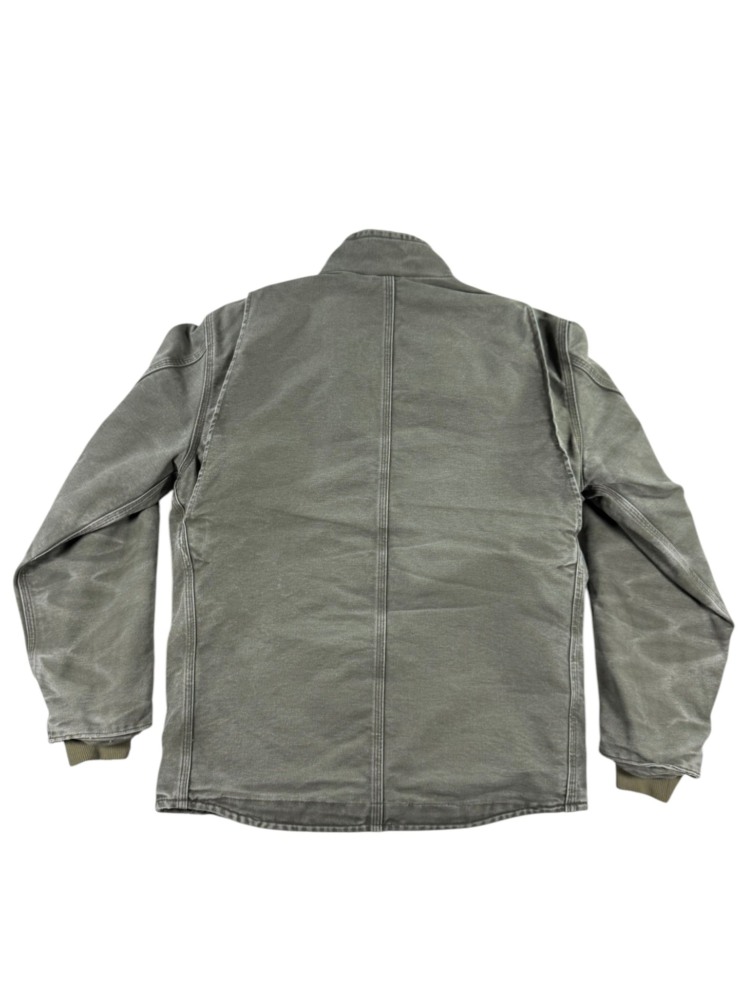 Carhartt Sherpa Lined Muskegon Ridge Canvas Work Jacket  100112, Grren, Men's M