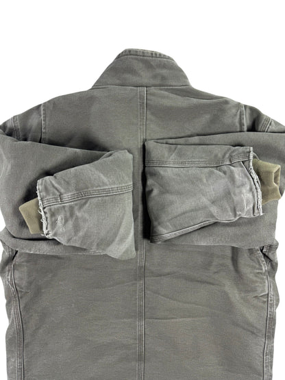 Carhartt Sherpa Lined Muskegon Ridge Canvas Work Jacket  100112, Grren, Men's M