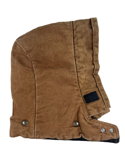Carhartt C26 BRN Brown Duck Canvas Artic Quilt Lined Jacket Men's 4XL WITH HOOD