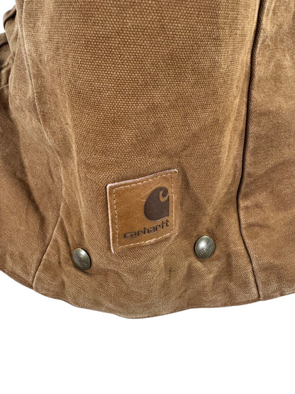 Carhartt C26 BRN Brown Duck Canvas Artic Quilt Lined Jacket Men's 4XL WITH HOOD
