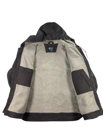 Carhartt Canvas Sherpa Lined Active Jacket 0J4392M Dark Brown Men's L